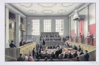 Das Old Bailey, London (Innenansicht) von Thomas Hosmer Shepherd