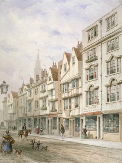 Wych Street, Westminster, London von Thomas Hosmer Shepherd