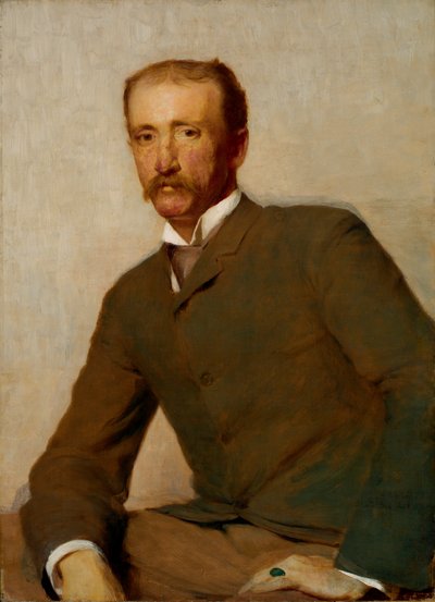Porträt von Frank Hamilton Cushing, 1890 von Thomas Hovenden