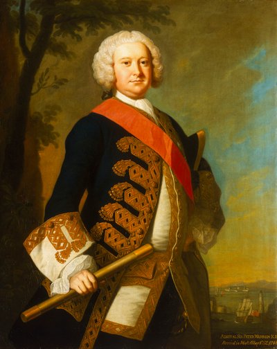 Admiral Sir Peter Warren (1703-1752) von Thomas Hudson