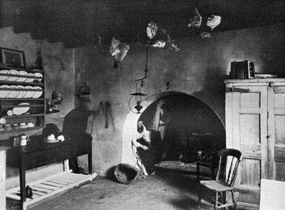 Eine Bauernküche, Orkney, Schottland, 1924-1926 von Thomas Kent