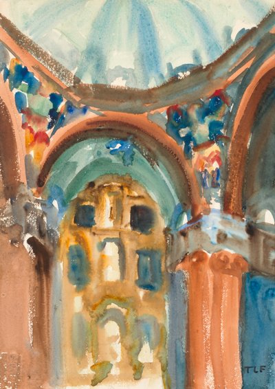 Kircheninneres, ca. 1930er Jahre von Thomas La Farge