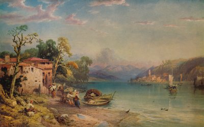 Blick auf Bellagio, ca. 1845 von Thomas Miles Richardson II