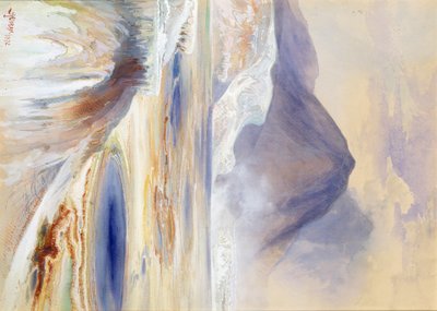Mammoth Hot Springs, Yellowstone, 1872 von Thomas Moran