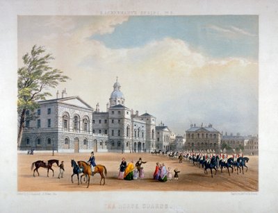 Horse Guards, Westminster, London, 1851 von Thomas Picken