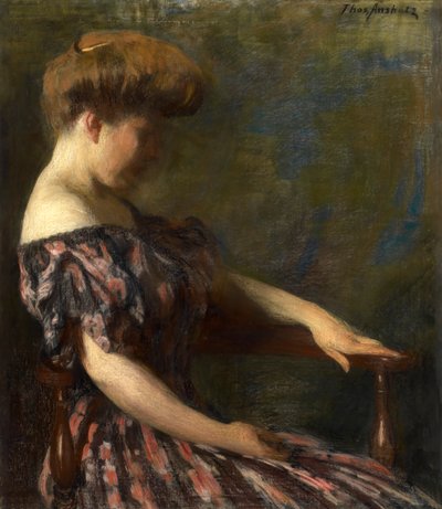 Ein geblümtes Kleid, 1906 von Thomas Pollock Anshutz