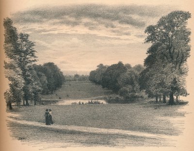Die Aussicht, Kensington Palace, 1902 von Thomas Robert Way