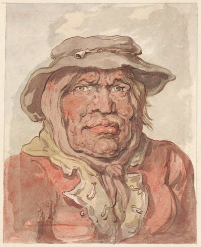 Die Witwe eines Soldaten von Thomas Rowlandson