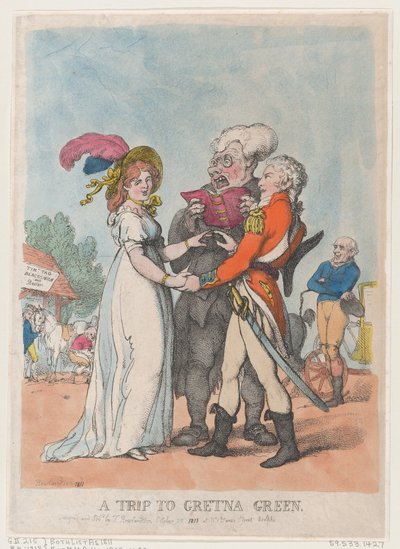 Eine Reise nach Gretna Green, 1803 von Thomas Rowlandson