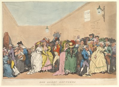 Box Lobby Loungers von Thomas Rowlandson