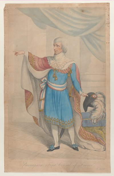 Buonaparte Erster Konsul von Frankreich, 1800-04 von Thomas Rowlandson
