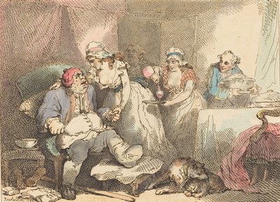 Trost bei der Gicht, 1785 von Thomas Rowlandson