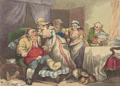 Trost bei der Gicht von Thomas Rowlandson