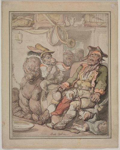 Vergleichende Anatomie Studie von Thomas Rowlandson