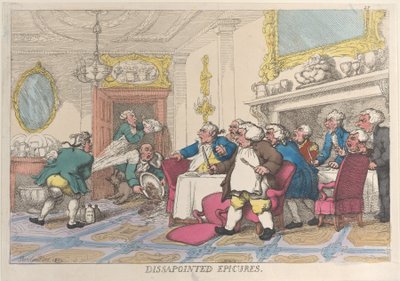 Enttäuschte Feinschmecker von Thomas Rowlandson