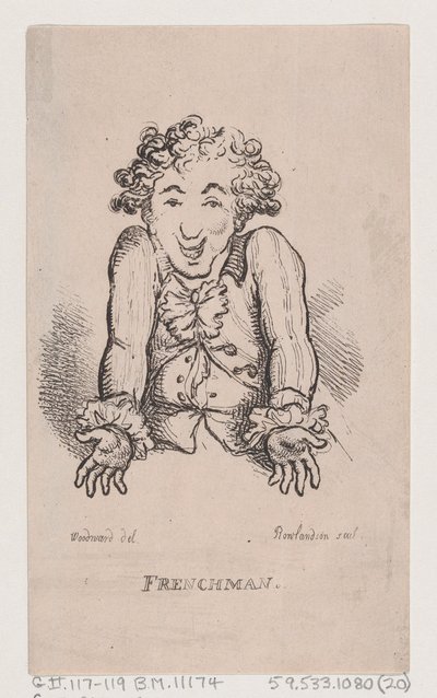 Franzose, April 1808 von Thomas Rowlandson