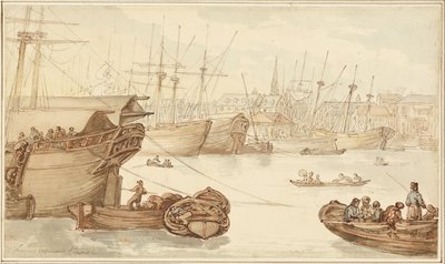 Limehouse Reach von Thomas Rowlandson