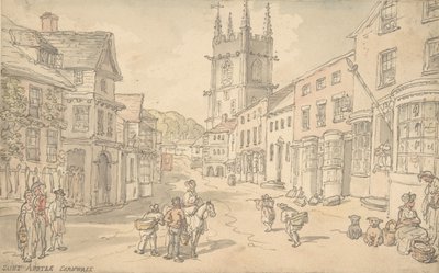 St. Austle, Cornwall, 1780-1827 von Thomas Rowlandson