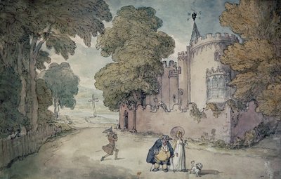 Strawberry Hill von Thomas Rowlandson