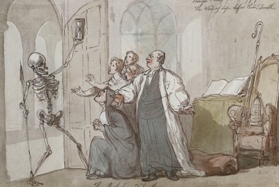 Der Bischof und der Tod von Thomas Rowlandson