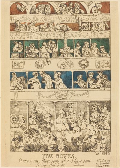 Die Logen von Thomas Rowlandson