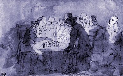 Die Schachspieler von Thomas Rowlandson