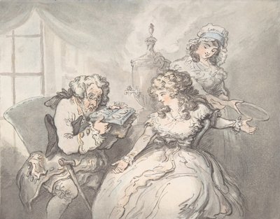 Der Kenner, 1780-1800 von Thomas Rowlandson