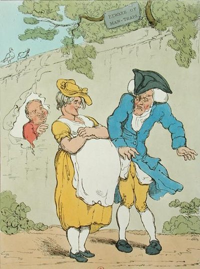 Die schwangere Frau von Thomas Rowlandson