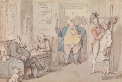 Der Werbeoffizier von Thomas Rowlandson