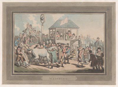 Wiegen, 1. Januar 1799 von Thomas Rowlandson