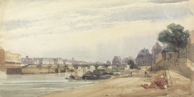 Die Pont des Arts, Paris von Thomas Shotter Boys