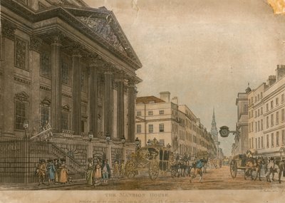 Das Mansion House, London von Thomas Snr. Malton