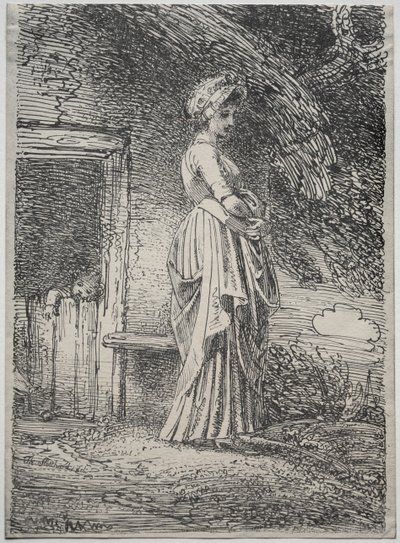 Beispiele der Polyautographie: Der verlorene Apfel von Thomas Stothard