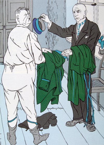 Karikatur von Adolf Hitler, 1924 von Thomas Theodor Heine