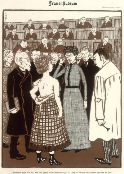 Frauenstudium von Thomas Theodor Heine