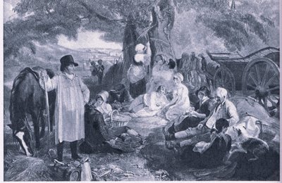 Heuarbeiter beim Abendessen von Thomas Uwins