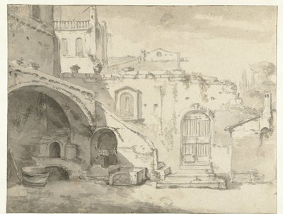 Römischer Innenhof von Thomas Wijck