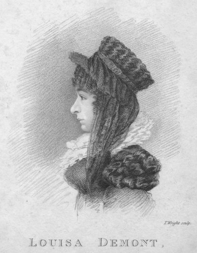 Louisa Demont, um 1820 von Thomas Wright