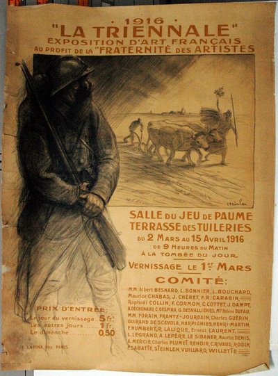 1916 "La Triennale" von Théophile Alexandre Pierre Steinlen