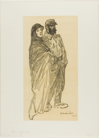 Mutig von Théophile Alexandre Pierre Steinlen