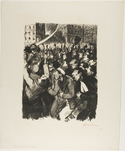 Die Schafe von Boisdeffre von Théophile Alexandre Pierre Steinlen