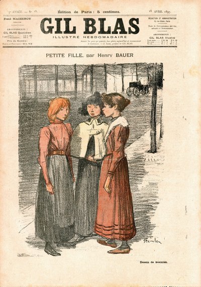 Cover von „Gil Blas“ von Théophile Alexandre Steinlen
