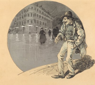 Verliebt (Amoureux) von Théophile Alexandre Steinlen