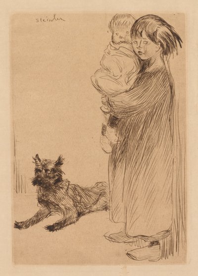 Die große Schwester (La Grande Soeur) von Théophile Alexandre Steinlen