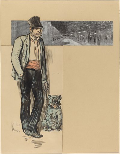 Zum Dorf von Théophile Alexandre Steinlen