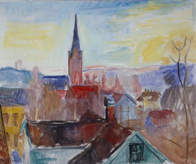 Kirchturm, Lillehammer von Thorvald Erichsen