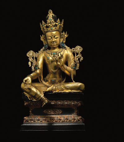 Kaiserliche Figur des Avalokiteshvara von Tibetan School