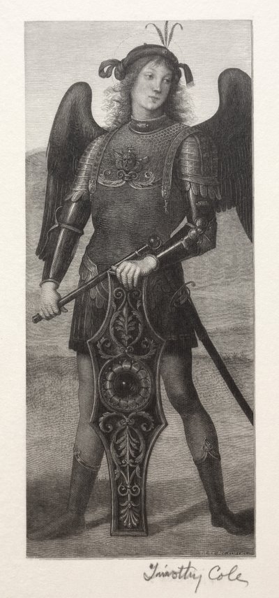 Alte italienische Meister: St. Michael, 1888-1892 von Timothy Cole