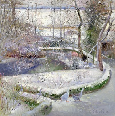 Brücke über den Weidenbaum von Timothy Easton