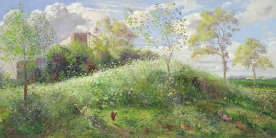 Cow Parsley Hill, 1991 von Timothy Easton